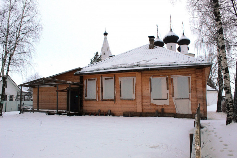 Дом-музей С.С. Орлова г.Белозерск. Текущее состояние объекта, 27 января 2023 г.