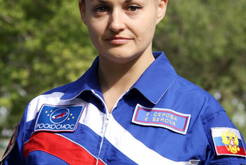 Космонавт Елена Серова. Байконур, сентябрь 2014 года