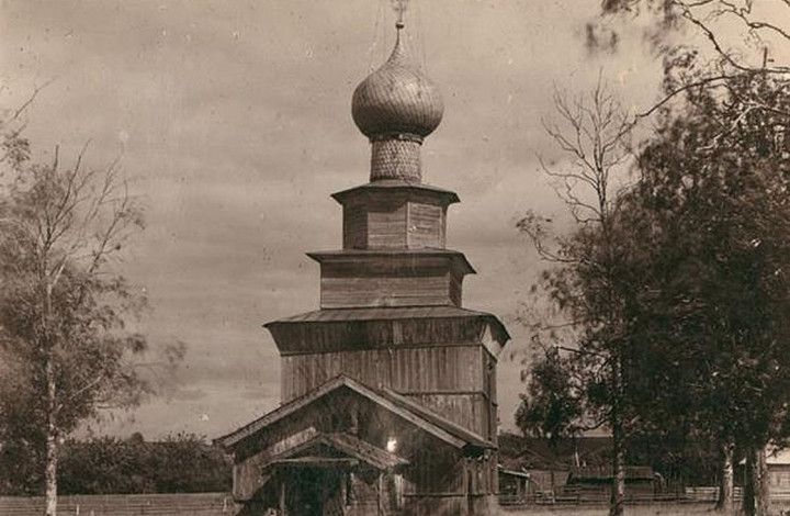 Ильинская церковь в Белозерске. Фотография Прокудина-Горского, 1909 год